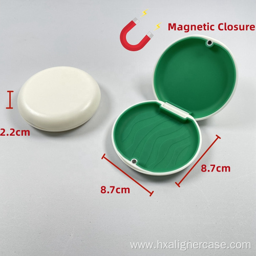 Magnetic Portable Invisible Brace Box with Silicone pads